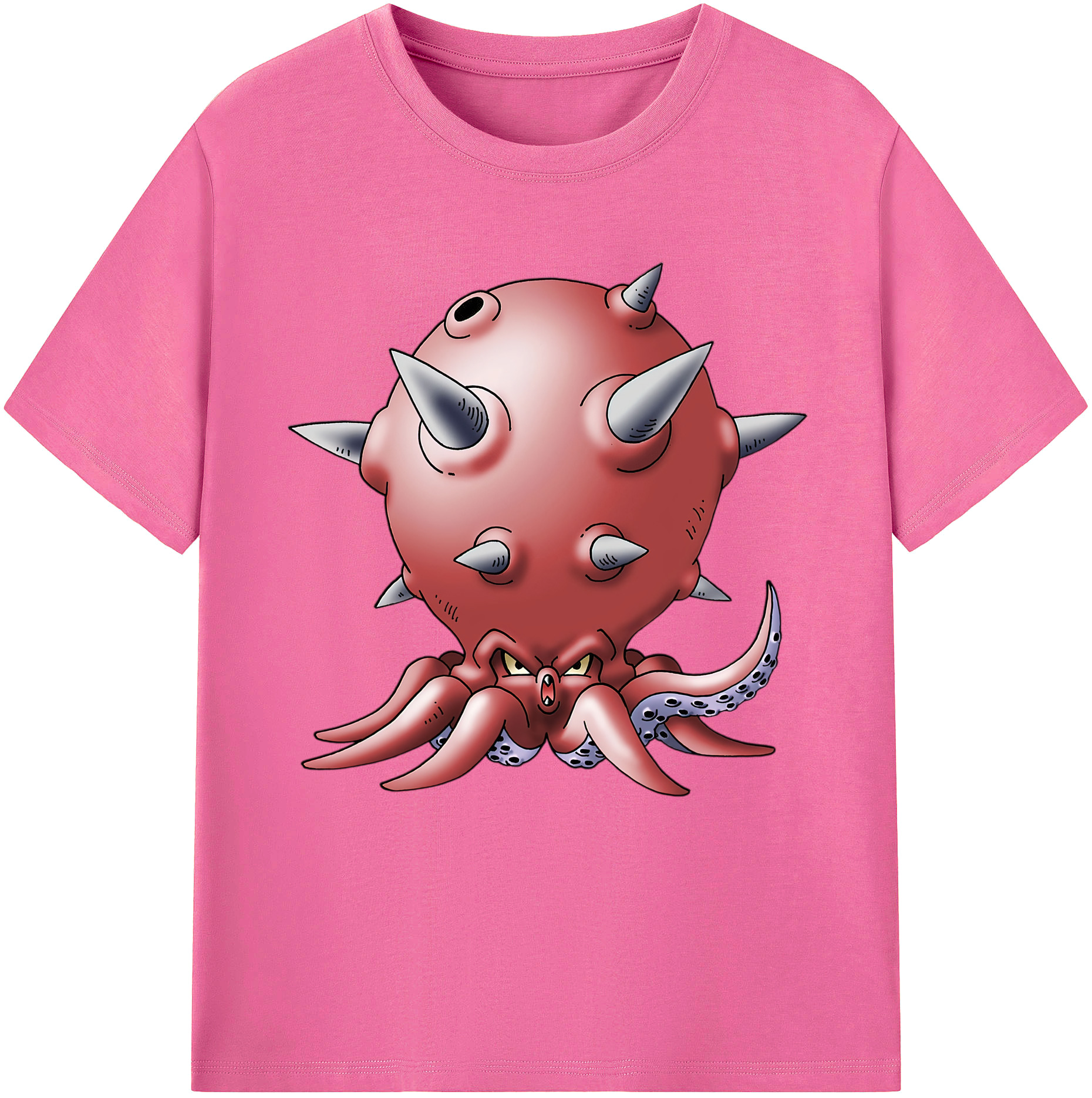 （画像用） ドラゴンクエスト Doragon Kuesuto Dragon Quest レディースカジュアルプリントTシャツ（綿100％）